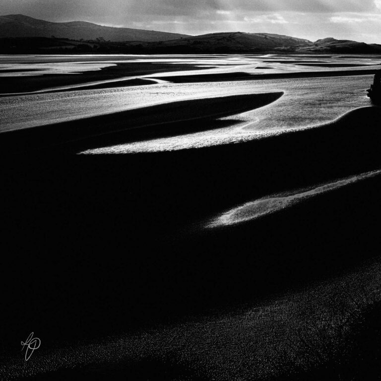 Falling Tide. Black and white photographic prints, Richard Pengelley, The Shy Photographer